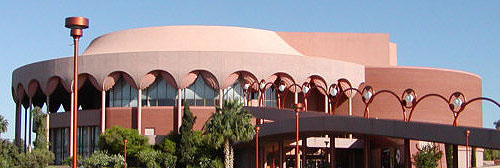 The Gammage Auditorium at ASU designed by Frank Lloyd Wright