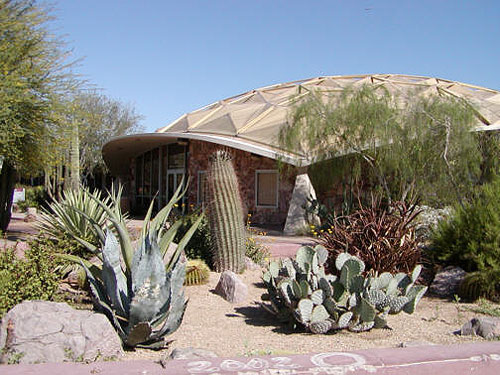 The Tempe Geodesic Dome Branch of Valley National Bank in Phoenix Arizona