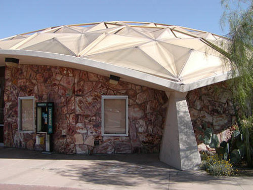 The Tempe Geodesic Dome Branch of Valley National Bank in Phoenix Arizona