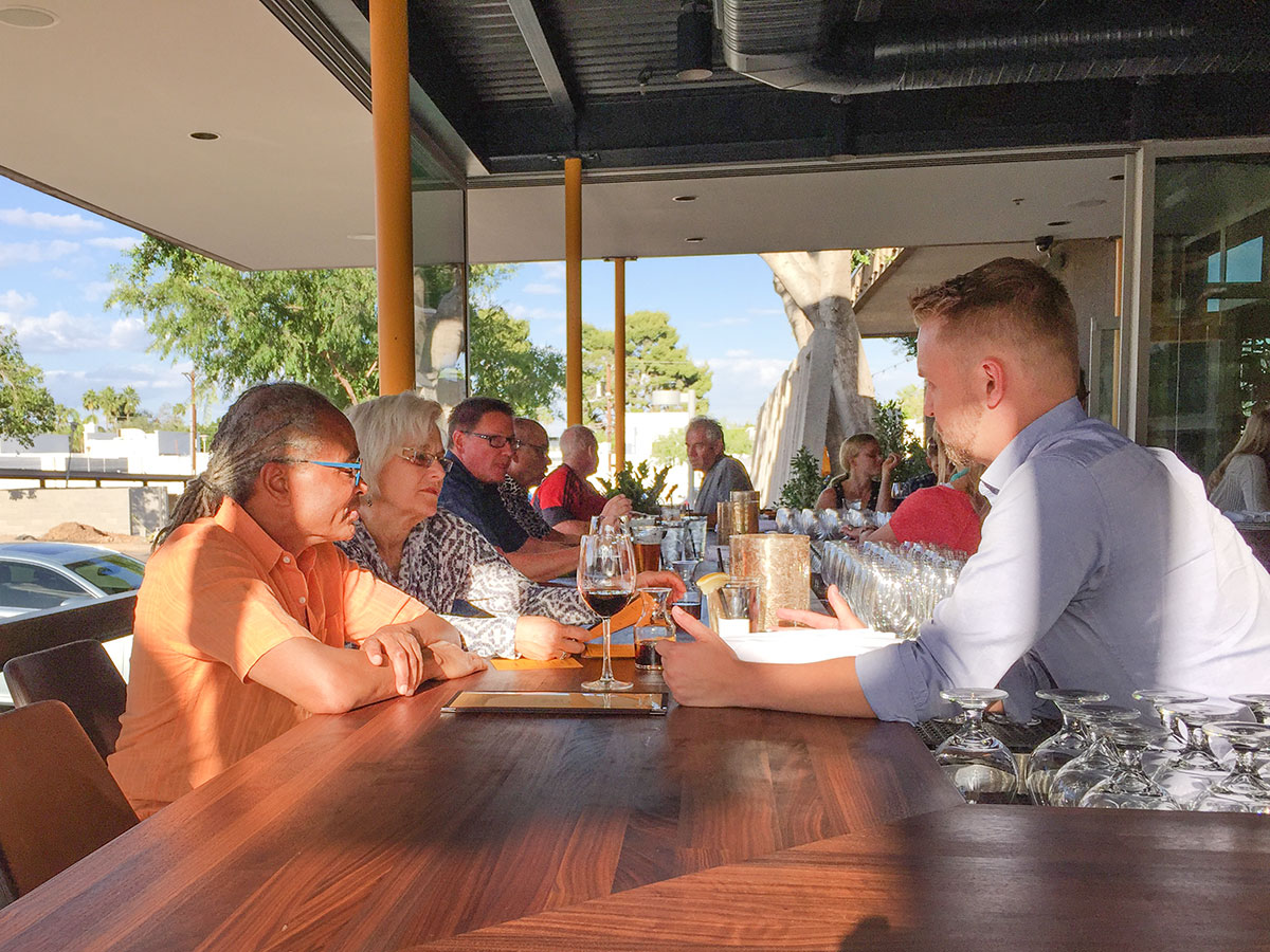 Postino Highland in Scottsdale by Weaver and Drover, Formerly a Valley National Bank