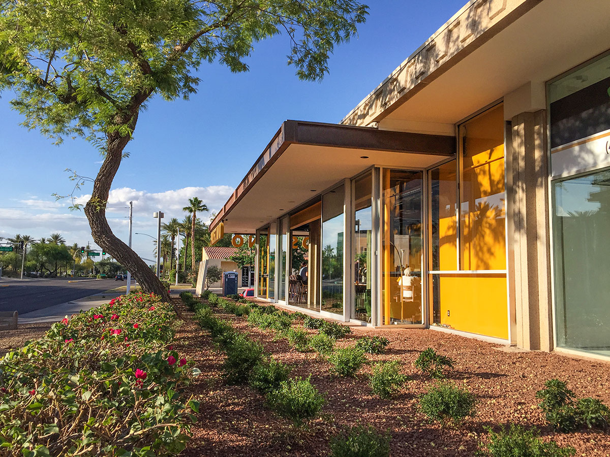 Postino Highland in Scottsdale by Weaver and Drover, Formerly a Valley National Bank