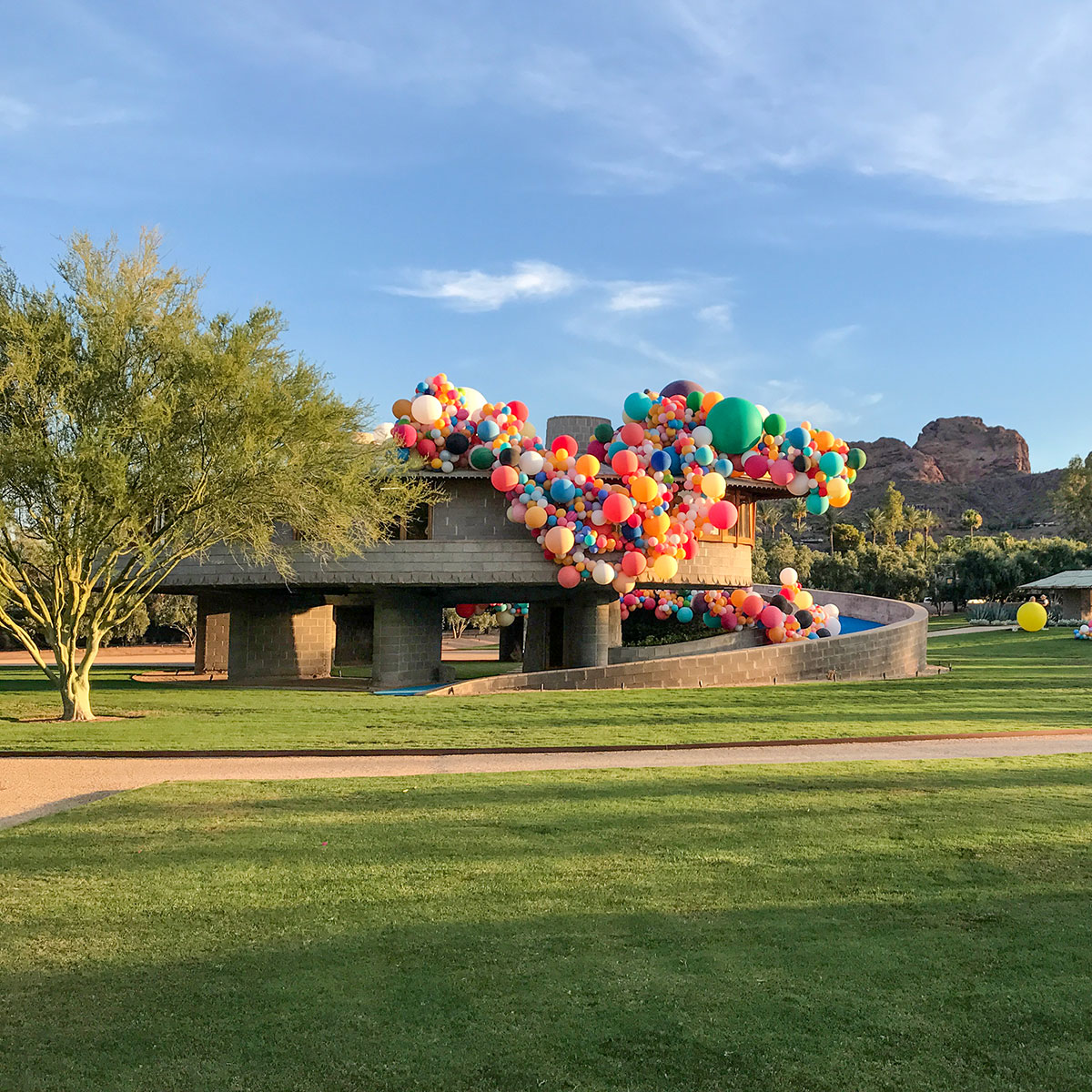 FLW150 Celebration at the David and Gladys Wright House in Phoenix Arizona for Frank Lloyd Wright's 150th Birthday